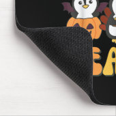 Penguin Christmas Halloween Tis' The Hallothanksma Mousepad (Ecke)