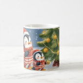  “Penguin Christmas Magic” Cute Christmas Penguin Kaffeetasse (Mittel)