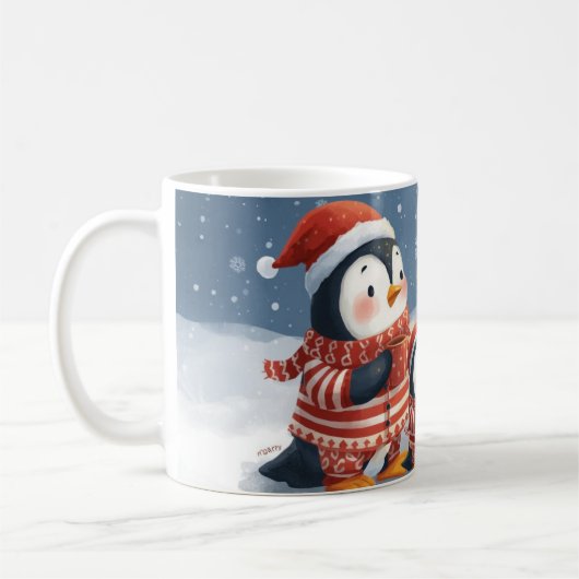 “Penguin Christmas Magic Mug” Kaffeetasse (Links)