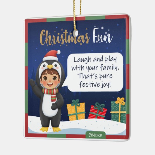 Penguin Christmas Ornament (Links)