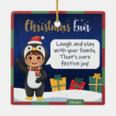 Penguin Christmas Ornament (Rückseite)