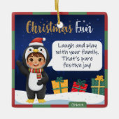 Penguin Christmas Ornament (Vorderseite)