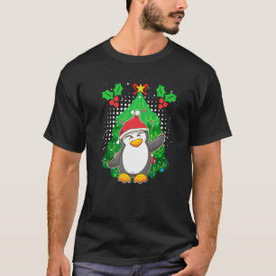 Penguin Christmas Penguin Fir Tree T-Shirt