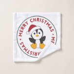 Penguin Christmas Snow Winter Animals Penguins Was Waschlappen<br><div class="desc">The penguin for Christmas as a greeting card. Funny animals with gifts and snow for the holidays. Also funny for christmas in July. Penguins are cute animals and perfect for Christmas.</div>