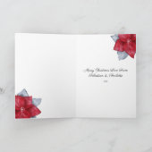 Penguin Christmas Tree Scene Card Karte (Innenseite)