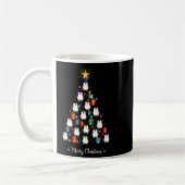 Penguin Christmas Tree Xmas Day Holiday Men &amp;  Kaffeetasse (Links)