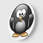 Penguin Clock Große Wanduhr (Winkel)
