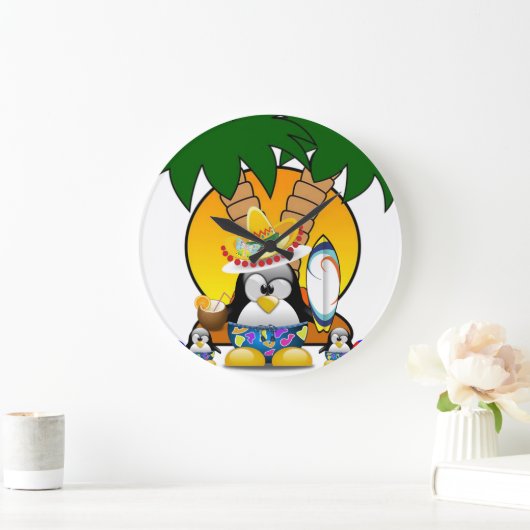Penguin Clock Große Wanduhr (Zuhause)