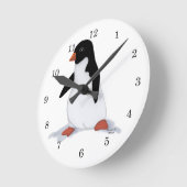 Penguin Clock Runde Wanduhr (Winkel)