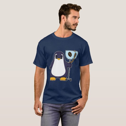 Penguin Coffee Mug T-Shirt (Vorne ganz)
