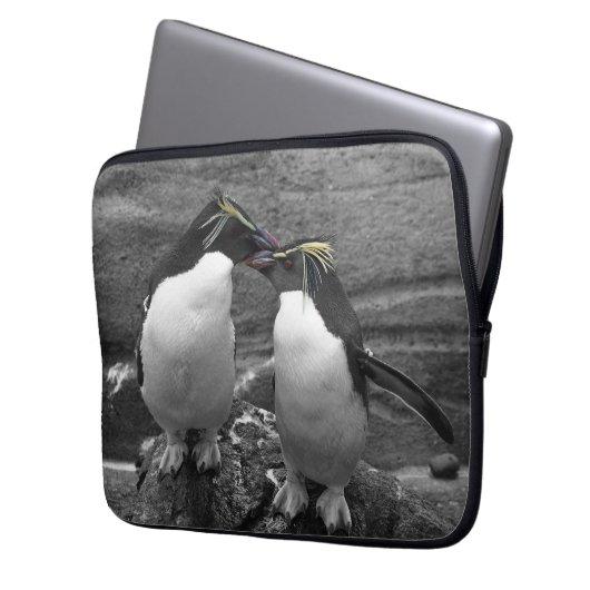 Penguin Colour Splash Laptopschutzhülle (Vorderseite Links)