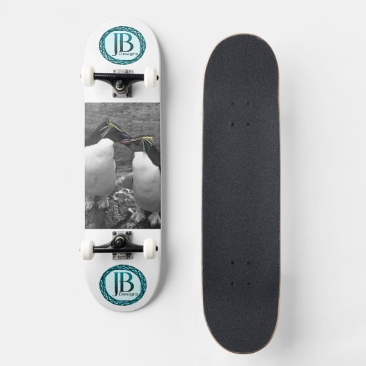 Penguin Colour Splash Skateboard (Vorderseite)