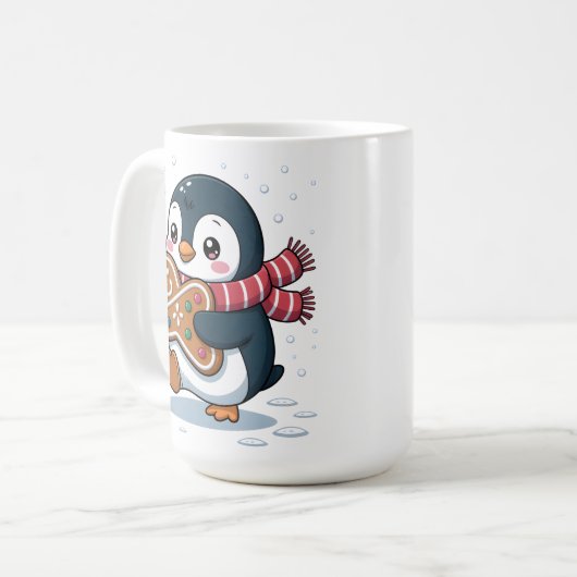 Penguin Cookie Caper Kaffeetasse (Vorderseite Links)