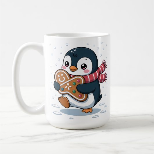 Penguin Cookie Caper Kaffeetasse (Links)