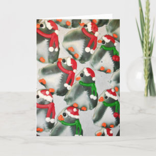 „Penguin Cookies“-Weihnachtskarte #1 Karte