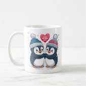 Penguin Couple Kaffeetasse (Links)