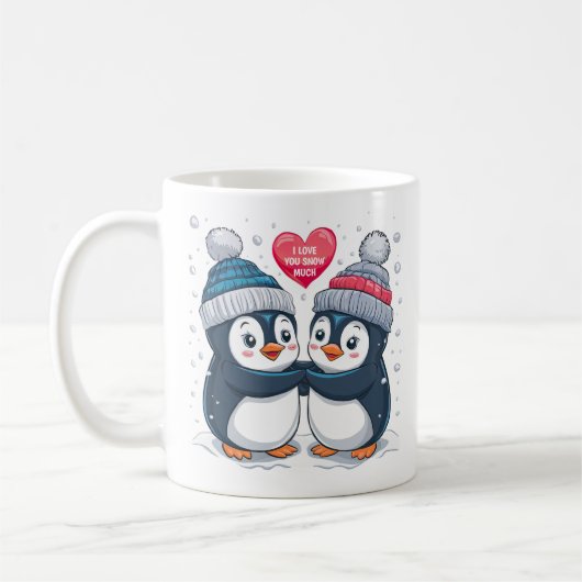 Penguin Couple Kaffeetasse (Links)