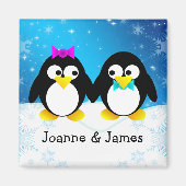 Penguin Couple Magnet (Vorne)