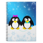 Penguin Couple Notizblock (Vorderseite)