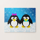 Penguin Couple Puzzle (Horizontal)