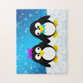 Penguin Couple Puzzle (Vertikal)
