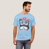 Penguin Couple T-Shirt (Vorne ganz)