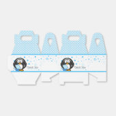 Penguin Cupcake Birthday Party Geschenkschachtel (Ungefaltet)