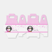 Penguin Cupcake Birthday Party Geschenkschachtel (Ungefaltet)