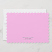 Penguin Cupcake Geburtstagsparty Einladungen (Rückseite)