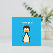 Penguin Danke Einladung (Stehend Vorderseite)