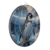 Penguin Dartboard Dartscheibe (Vorderseite Links)