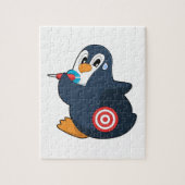 Penguin Darts Dart Dartboard Puzzle (Vertikal)