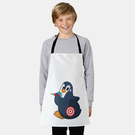 Penguin Darts Dart Dartboard Schürze (Getragen)