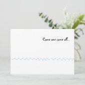 Penguin druckt Party Einladung (Stehend Vorderseite)