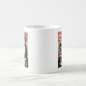 Penguin Eating Ramen Funny Slurp Squad Kaffeetasse (Mittel)
