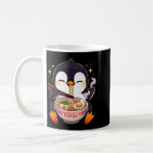 Penguin Eating Ramen Kaffeetasse (Links)