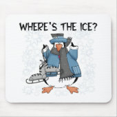 Penguin-Eis-Skaten Mousepad (Vorne)