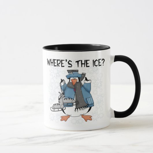 Penguin-Eis-Skaten Tasse (Rechts)