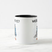 Penguin-Eis-Skaten Tasse (Zentrum)
