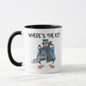 Penguin-Eis-Skaten Tasse (Links)