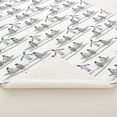 Penguin-Eisberg-Party Sherpa Decke Sherpadecke (3/4)