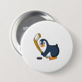 Penguin Eishockey Eishockeystick Button (Vorne & Hinten)