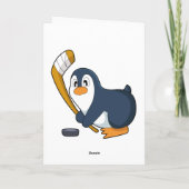 Penguin Eishockey Eishockeystick Karte (Rückseite)