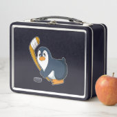 Penguin Eishockey Eishockeystick Metall Brotdose (Beispiel)