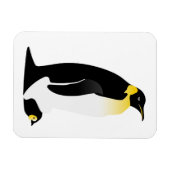 Penguin Eltern mit seinem Baby Magnet (Horizontal)