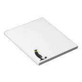 Penguin Eltern mit seinem Baby Notizblock (angewinkelt)
