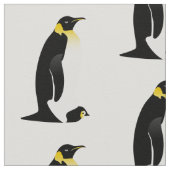 Penguin Eltern mit seinem Baby Stoff (Nahaufnahme)