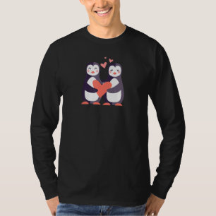 PENGUIN-Engagement-Partei zum Jahrestag der Hochze T-Shirt