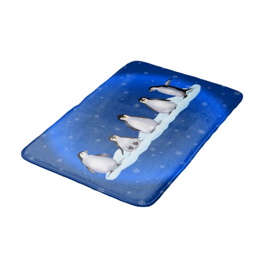Penguin-Familie Badematte (Schrägansicht)