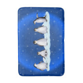 Penguin-Familie Badematte (Vorderseite Vertikal)